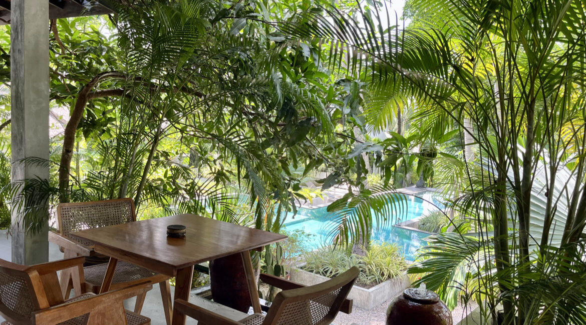 Terrace in front of bedroom 1