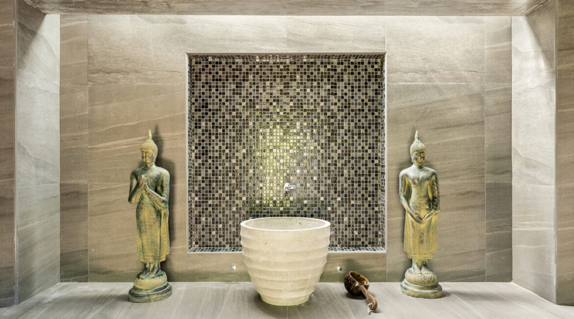 Hammam available upon request at the Residence